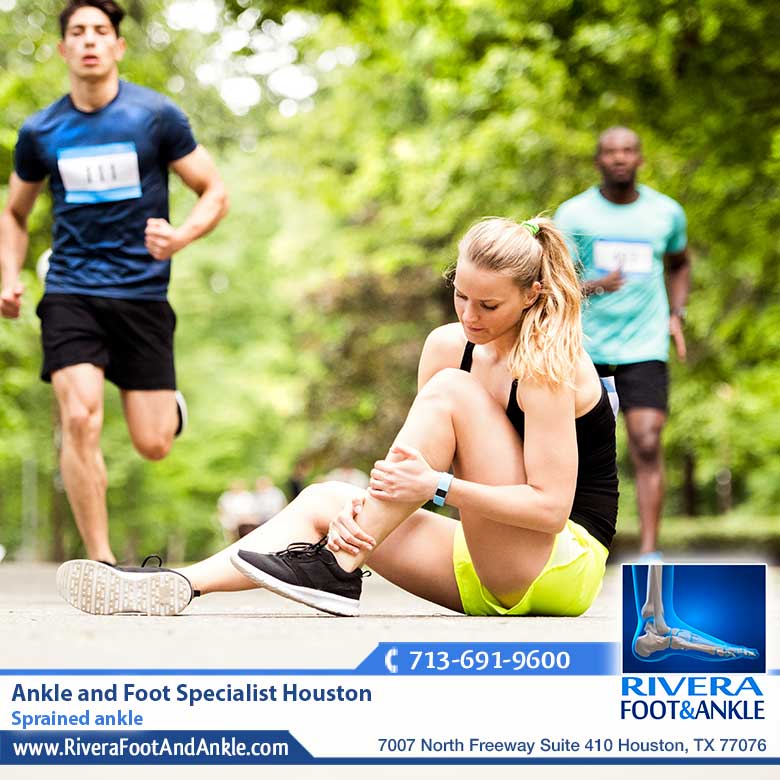 16. Sprained ankle
